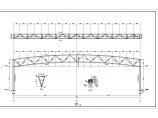 农贸市场钢桁架结构设计施工图图片1