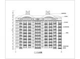 某9层阁楼2单元每单元2户住宅楼建筑设计图（长44.95米+宽16.2米）图片1