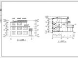 框架三层大气自建别墅建筑设计图纸图片1