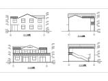 某地两层砖混结构村级服务中心建筑设计方案图图片1