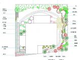 某地小型别墅庭院绿化景观设计平面图图片1