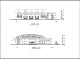某学校体育场建筑设计方案图（共5张）图片1