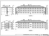 温州某三层框架结构商务中心建筑设计施工图图片1