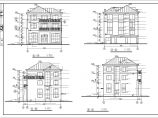 某地三层小型别墅楼建筑设计施工图图片1