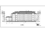 某中学4层框架结构综合楼建筑设计施工图图片1