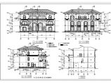 某地区三层框架结构联排别墅建筑设计施工图图片1