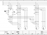 变频器一拖二电气原理CAD示意图图片1
