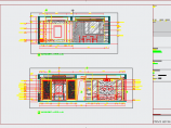高端楼盘样板房装修施工立面CAD参考大祥图图片1