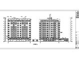 某小区九层框架结构住宅楼建筑设计方案图图片1