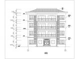 某地区四层框架结构别墅楼建筑设计方案图图片1