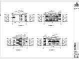 某地区两层木结构别墅建筑设计施工图图片1