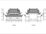 某地古建筑祠堂戏台建筑结构施工图图片1