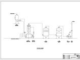 车间废气治理工艺cad施工设计图（10000m3/h）图片1