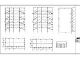 大跨门式刚架抽柱、框架加层间支撑结构图纸图片1