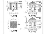 法式岗亭及小区门房建筑结构施工图图片1