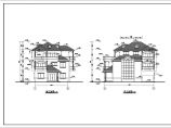 三层简欧建筑风格小别墅建筑施工图图片1