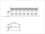 某市二层复古式坡屋顶礼堂建筑设计施工图纸图片1
