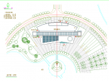 某校大型图书馆详细建筑规划设计图（含技术指标）图片1