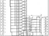 福建13层民航星级商务宾馆设计图（带客房图地下室图）图片1