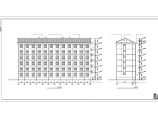 陕西六层砖混结构社会保障房建筑设计施工图图片1