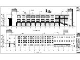 某学校三层砖混结构食堂建筑设计施工图图片1