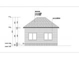 杭州某景区小木屋建筑设计方案图纸图片1