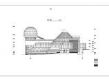某地三层框架结构娱乐中心建筑设计施工图纸图片1
