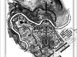 莆田市行政中心方案规划平面图（含鸟瞰图）图片1