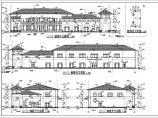景德镇某地两层框架结构社区管理中心建筑设计施工图纸图片1