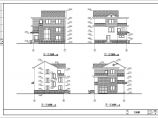 某农村3层框架结构别墅式住宅全套建筑施工图纸图片1