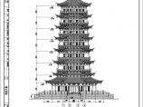 桂林某旅游区7层框架塔楼建筑设计施工图图片1