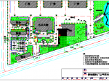 某工业厂区绿化规划平面图CAD图设计图片1