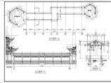 设计精准的古代廊亭建筑CAD施工设计图纸图片1