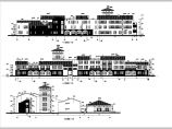 某地三层中海风格幼儿园建筑设计方案图图片1