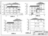某地区四层砖混结构别墅楼建筑设计方案图图片1