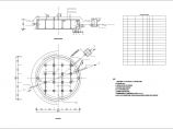 1000t圆形蓄水池CAD建筑施工方案图纸图片1