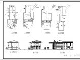某市区休闲中心建筑设计全套施工图纸图片1