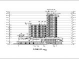 某地12层框架结构商业综合楼建筑设计方案图图片1