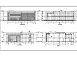 某企业2层混凝土框架结构食堂建筑设计方案图片1