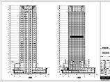 南京某28层框架核心筒结构办公楼建筑设计施工图图片1