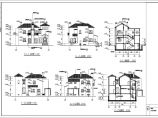 北京某二层钢筋混凝土框架结构别墅建筑结构设计图纸图片1