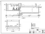 某单层剪力墙结构地下水泵房建筑设计施工图图片1