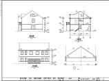 某二层阁楼336平米农村兄弟小别墅建筑设计图（含结构图）图片1