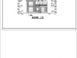 两层精致优雅型别墅建筑施工CAD图纸图片1
