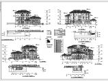 上海檀宫三层框架结构别墅建筑设计方案图图片1