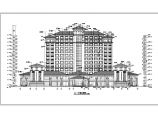 某地13层框架剪力墙结构酒店建筑设计施工图图片1