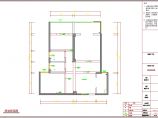 温馨舒适三室一厅家装CAD施工图（15年作品 含效果图）图片1
