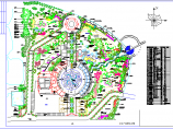 某地区文化广场绿化工程总平面施工图图片1