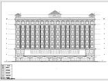 某县城八层框架结构宾馆建筑设计方案图图片1