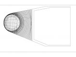 某水电站厂房尾水管三维模型设计图图片1